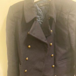 Navy Zara Peacoat
